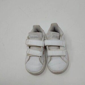 Adidas GRAND COURT Little Girls Shoes Baby Size 5.5k ART FW1276